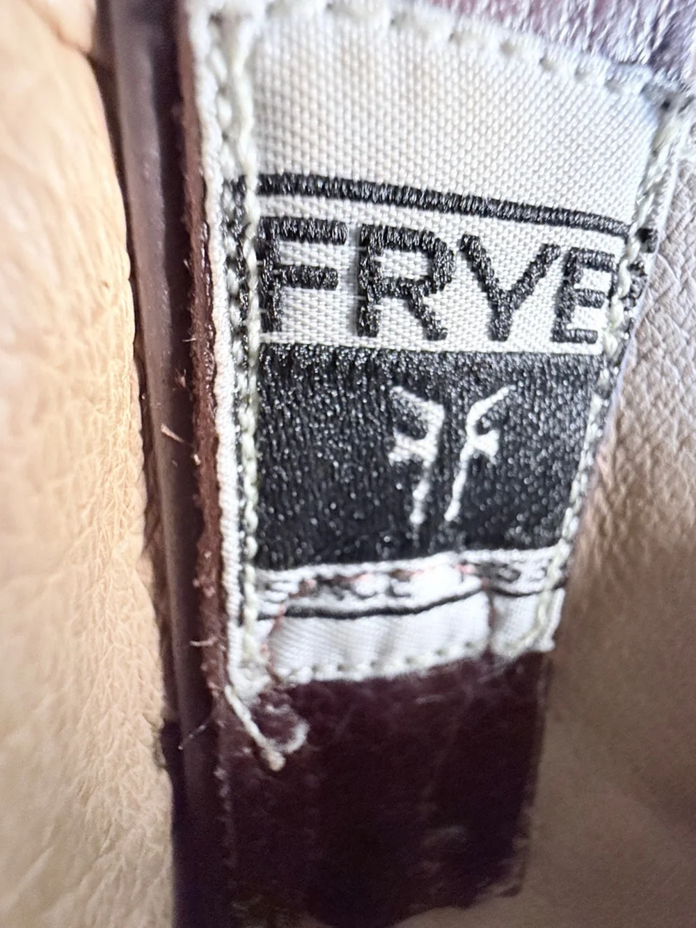 Frye Womens 6.5 B Brown Distressed Leather Short Western Cowboy Boots